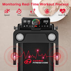 Tapis de course pliable Q8 Pro, 1-14KM/H, 20% Auto Incline, écran tactile