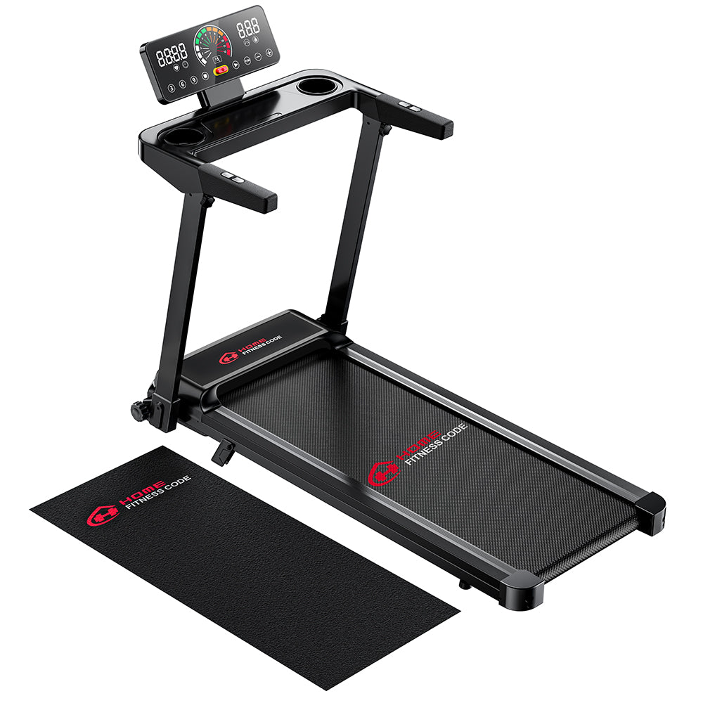 Tapis de course pliable Q8 Pro, 1-14KM/H, 20% Auto Incline, écran tactile